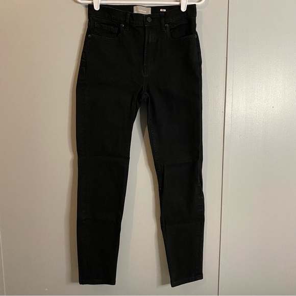 Everlane High Rise Black Jeans Size 27 - Picture 1 of 7